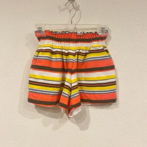 LemLem Striped Elastic Waist Shorts Size Small EUC - Picture 2 of 4